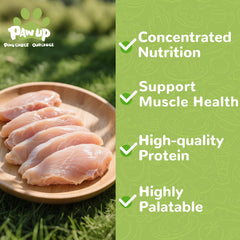 PAWUP complemento alimenticio crudo para perros y gatos, mejora palatabilidad.