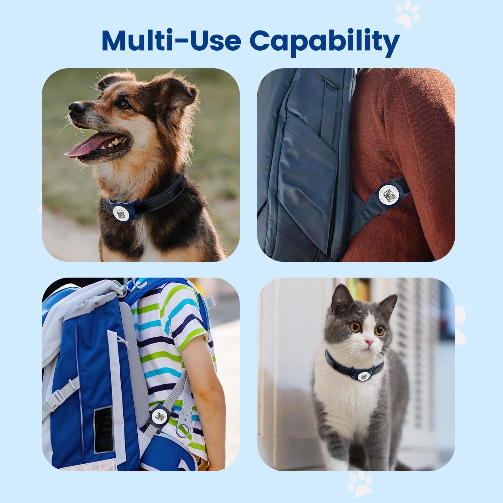 PawView included items tracker QR holder and user manual