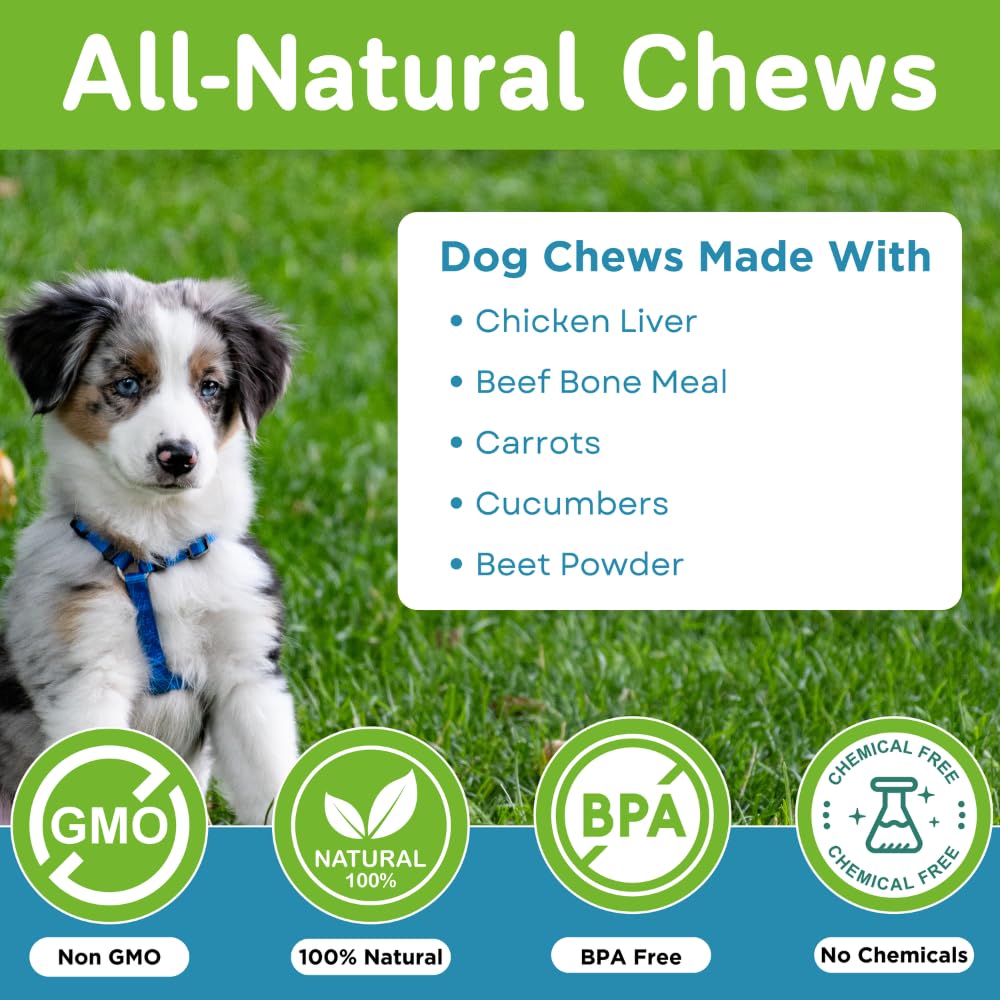 PawVital Milk Thistle Chews texture – chewy treats for mess-free administration.