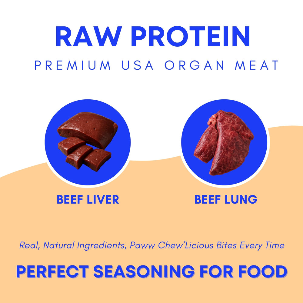 Paww Chew Ingrediente único, sin rellenos y sabor natural realzado.