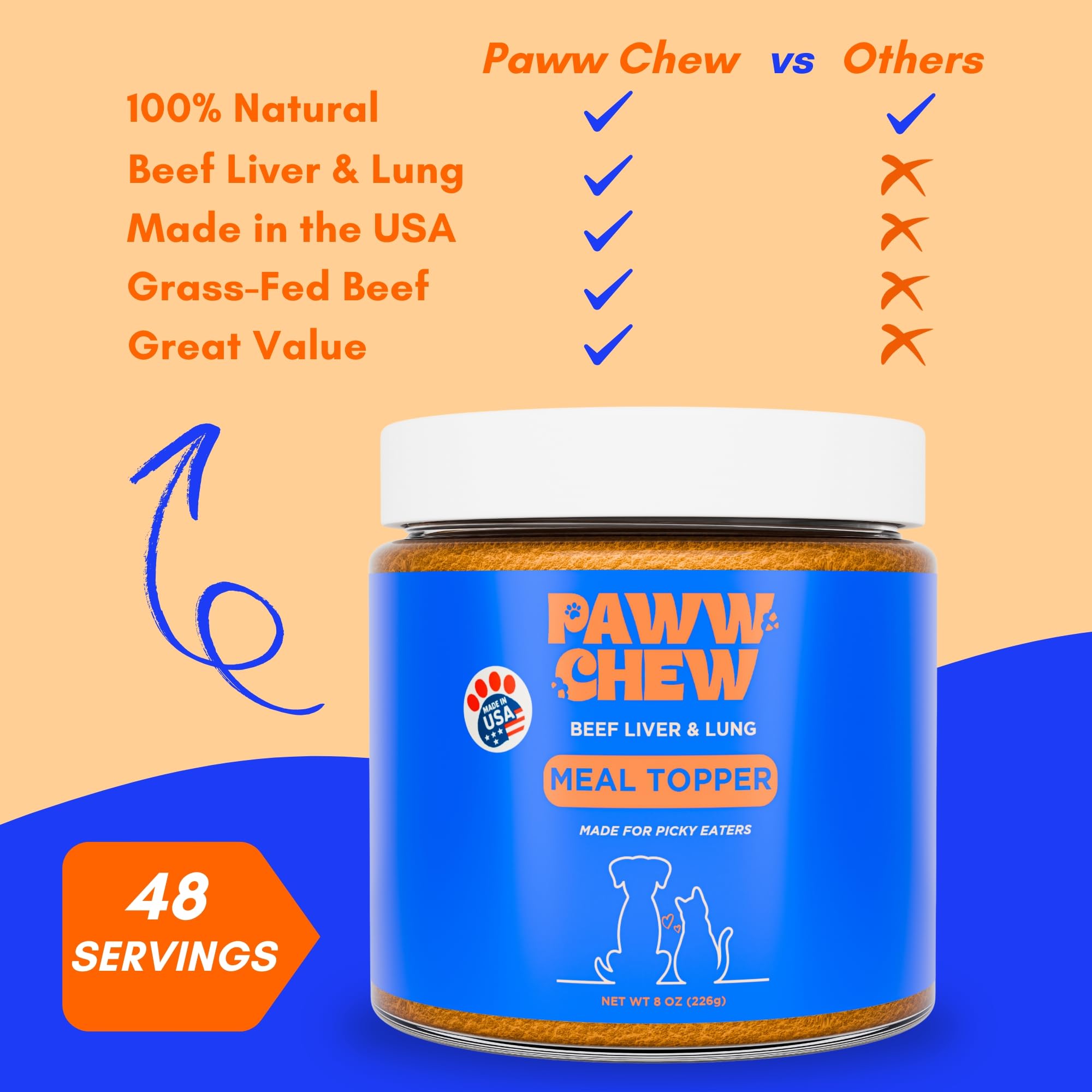Paww Chew Mascota disfruta: comida más atractiva y sabrosa.