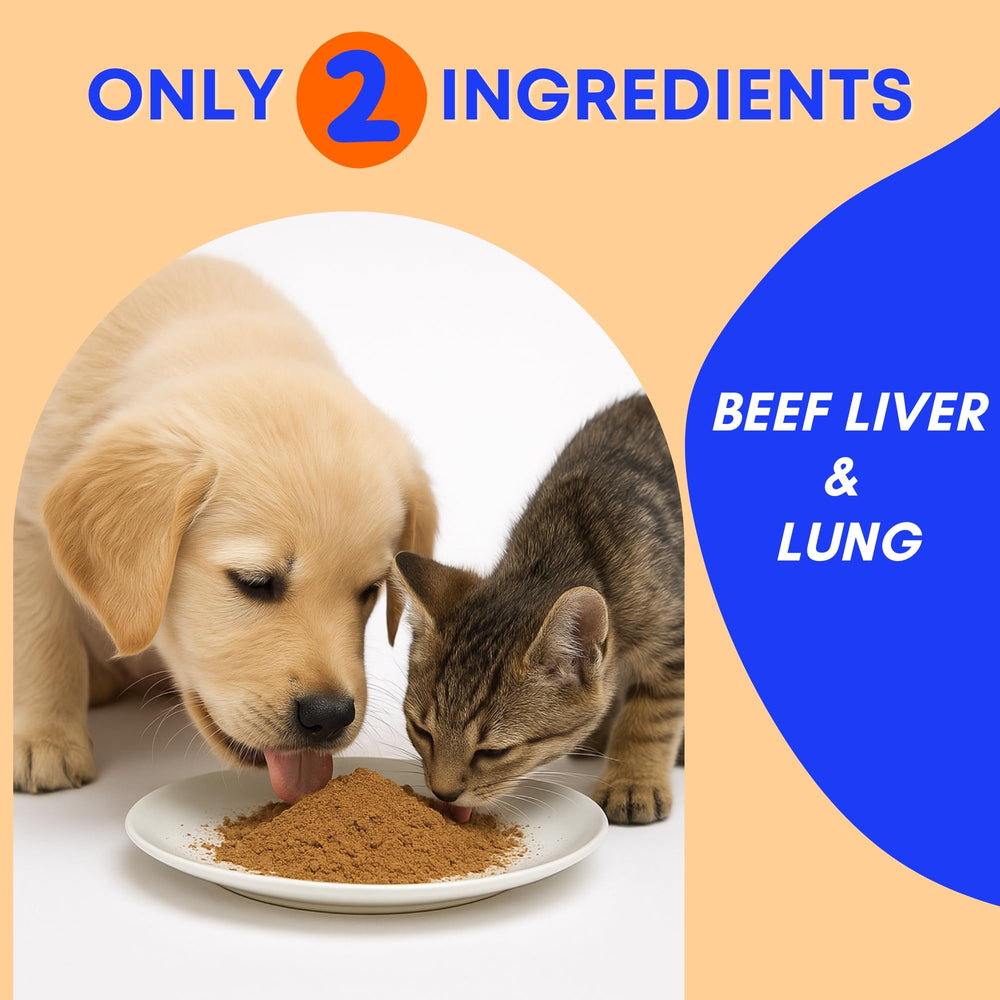 Paww Chew Topper Pulmones de res, complemento proteico para tono muscular.