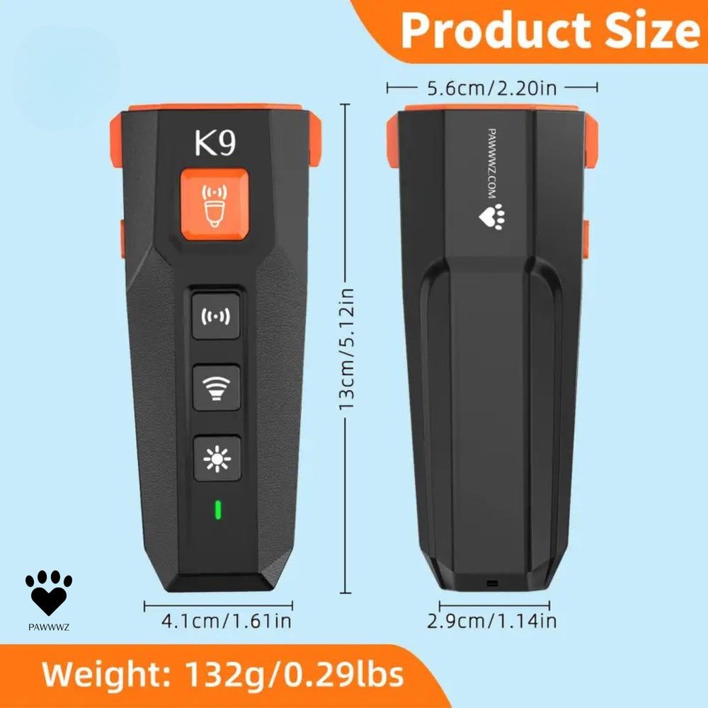 Pawwwz K9 bark deterrent indoor outdoor use suitable for versatile training
