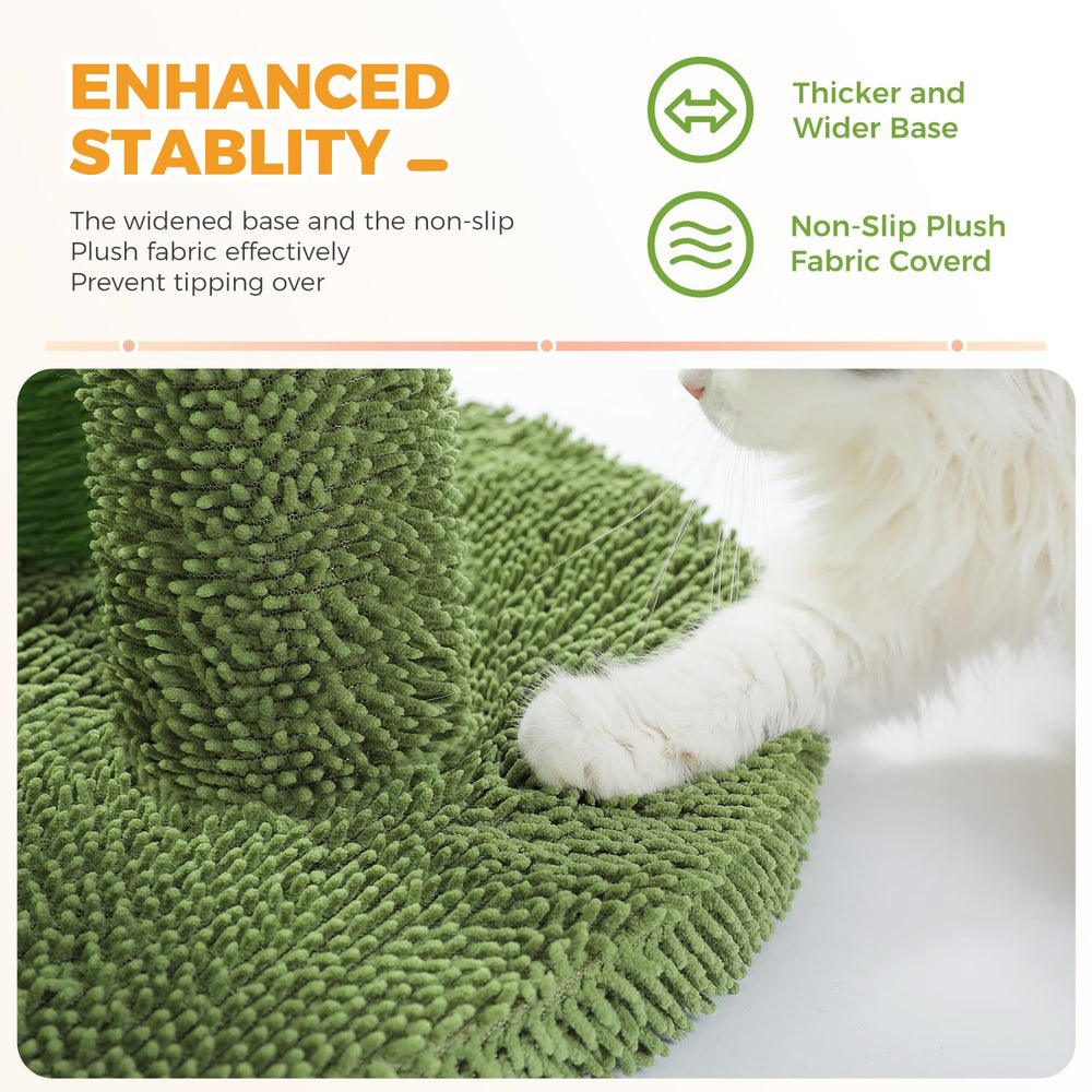 PAWZ Road cactus-scratcher-cat-stretching captures cats stretching on posts