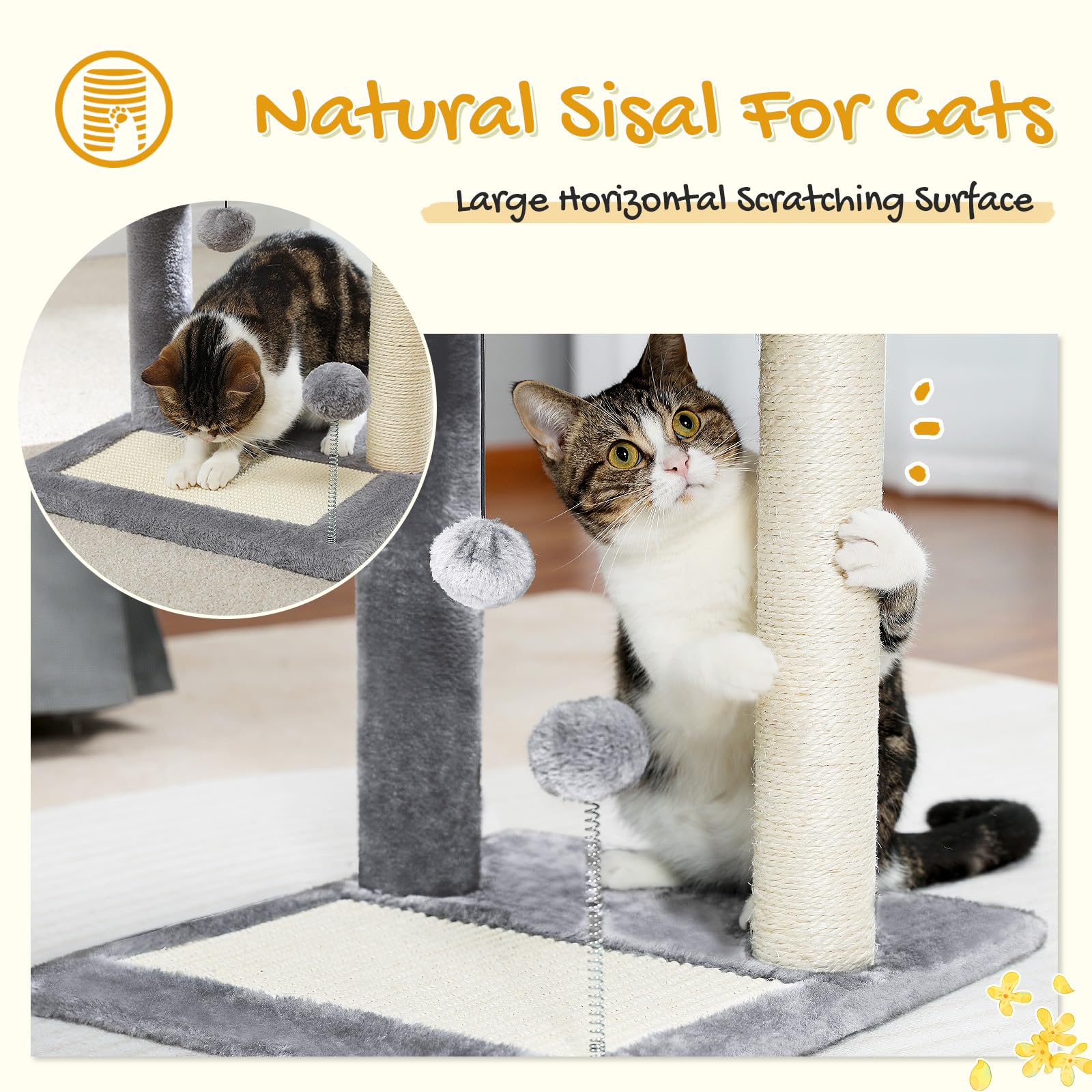 PAWZ Road cat scratching post bed easy assembly in minutes