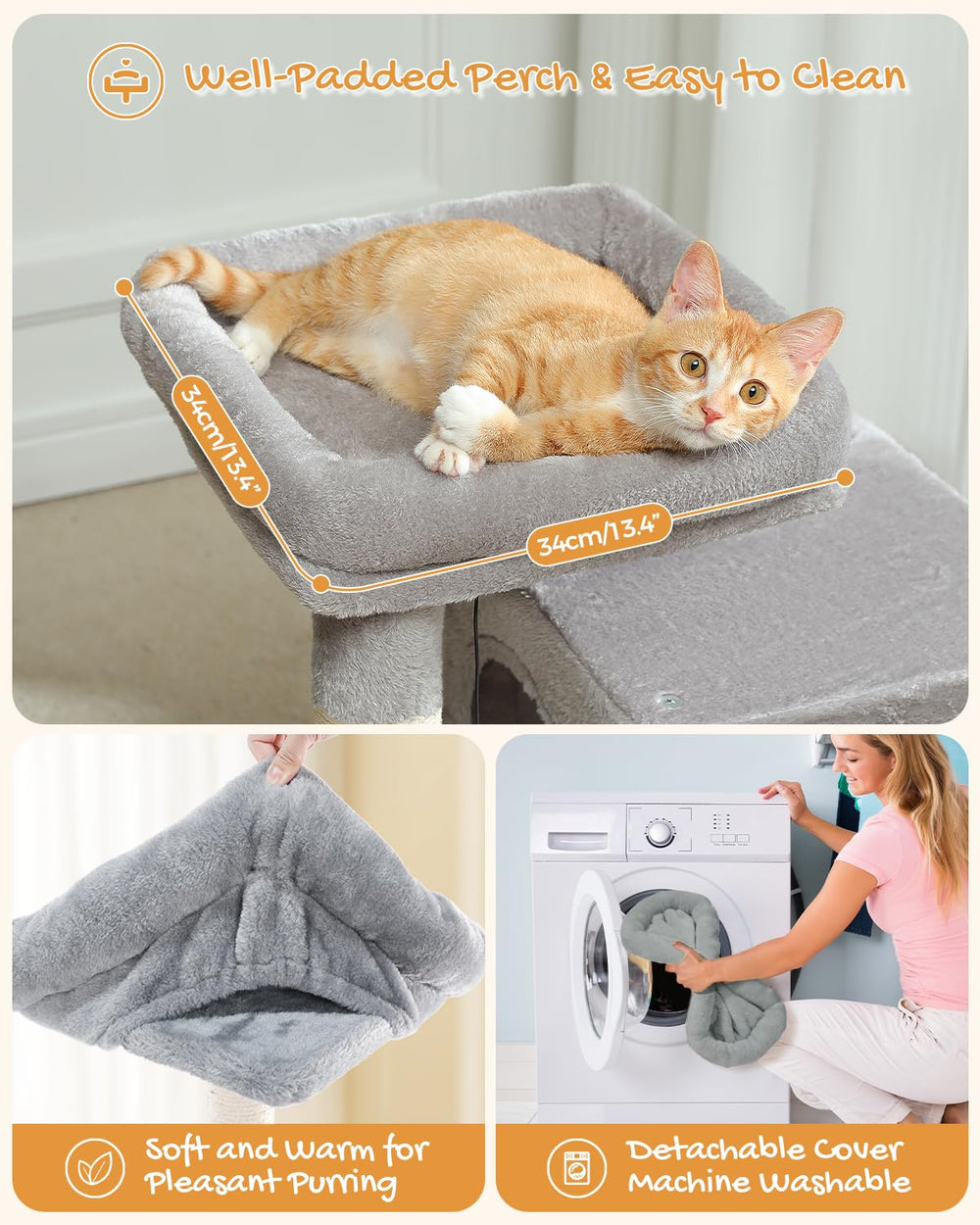 PAWZ Road cat tree dual condos providing private resting spaces