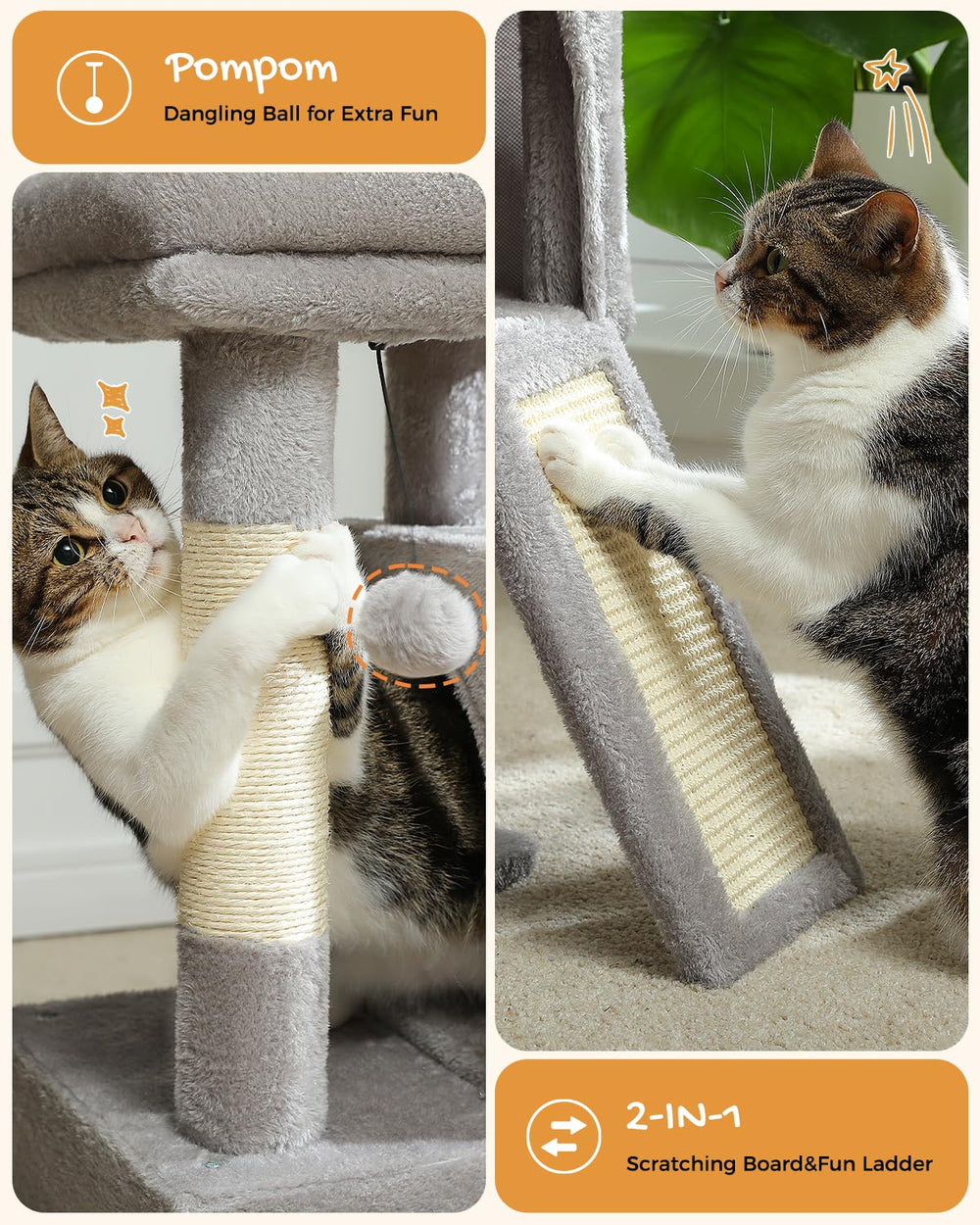 PAWZ Road plush perch with raised rim for comfortable lounging