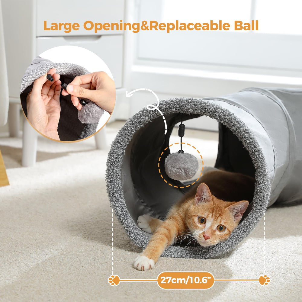 PAWZ Road cat tunnel peep holes letting cats observe surroundings safely