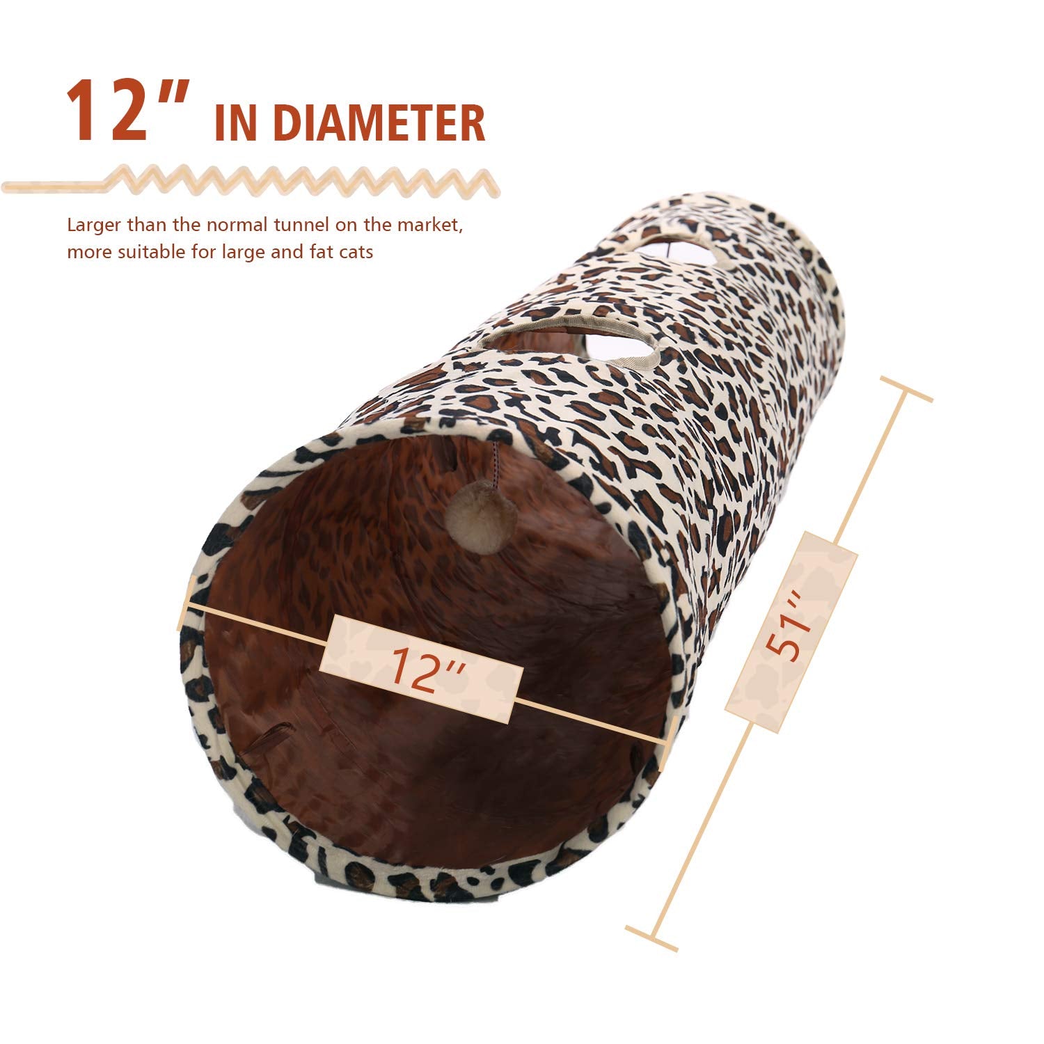 PAWZ Road XL cat tunnel spring steel frame detail highlighting durability