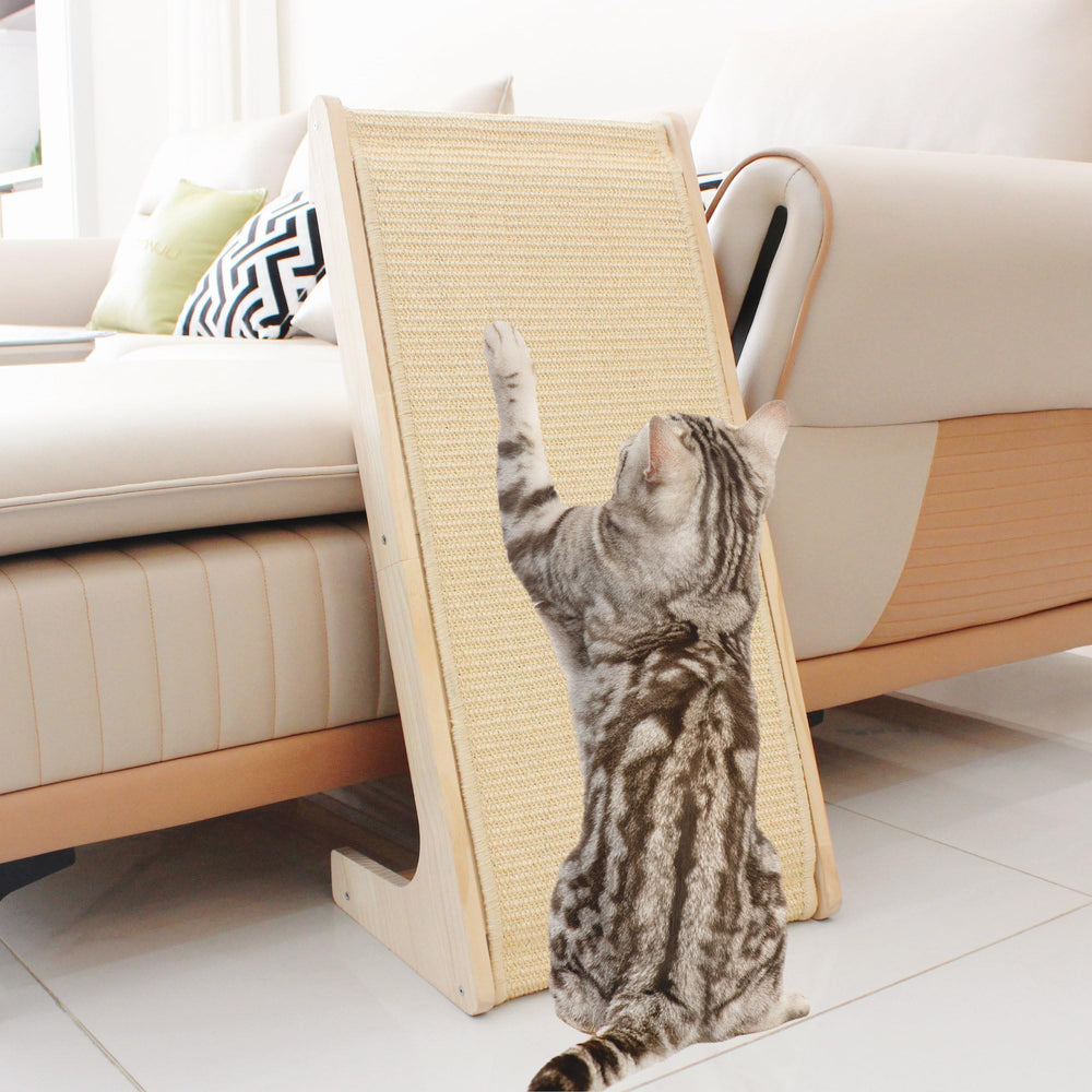 Pawzentic cat scratcher vertical ramp—promotes healthy scratching and comfortable climbing for indoor cats.