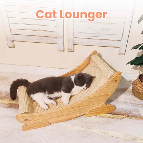 Pawzentic replaceable sisal mat keeps scratching surfaces fresh and long-lasting.