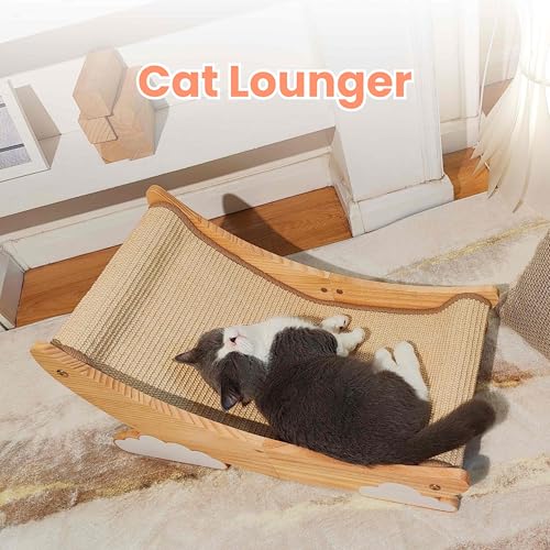 Pawzentic sisal cat scratcher replaceable sisal emphasizes long-lasting use and easy maintenance.