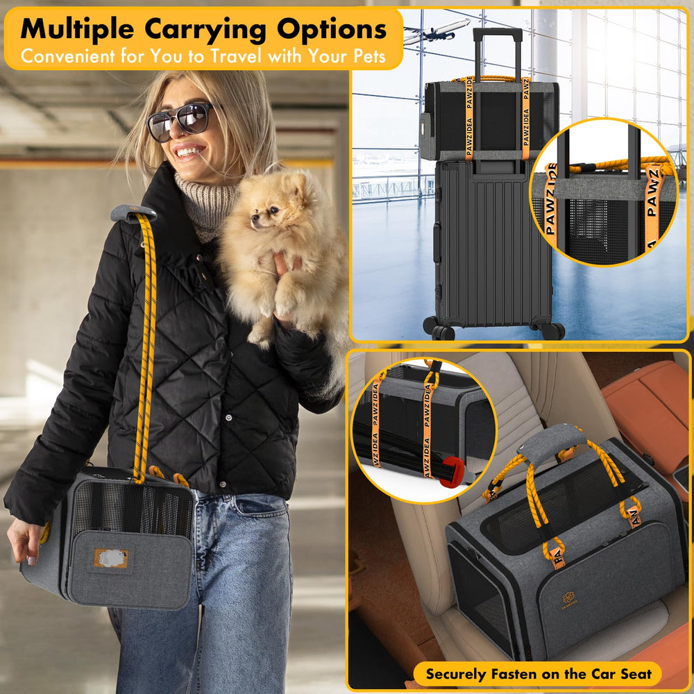 PAWZIDEA 360° ventilation panels keep pets calm with ample airflow