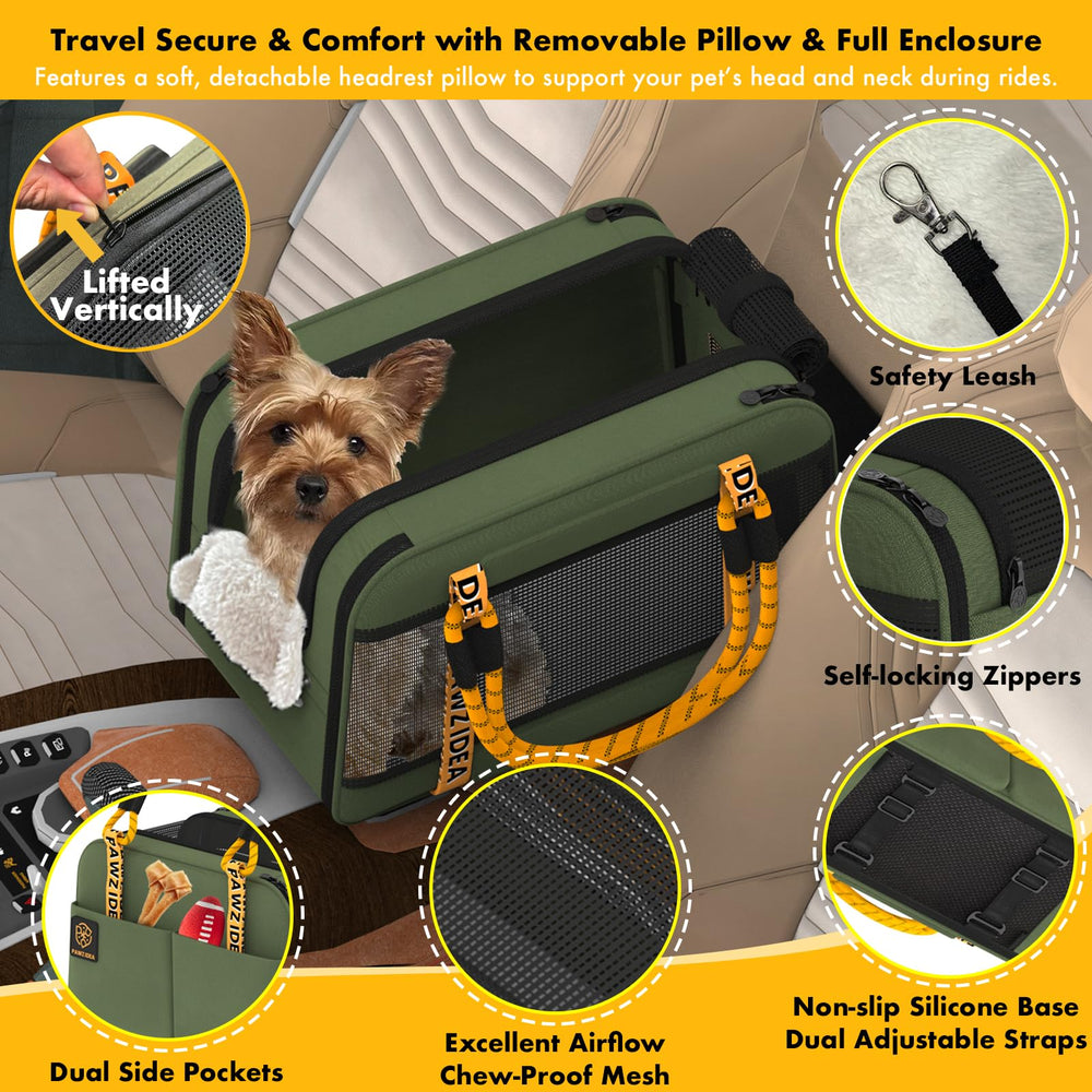 PAWZIDEA center console seat anti-slip base keeps booster secure