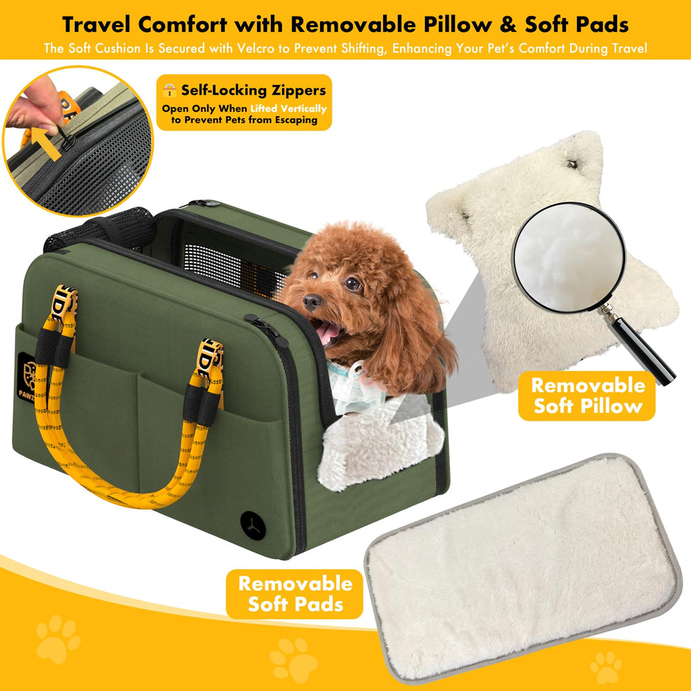 PAWZIDEA center console seat converts to a secure car crate