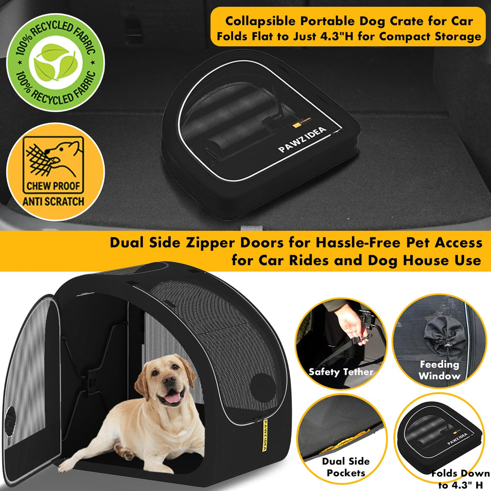PAWZIDEA removable-cushion-pp-board showing washable comfort and solid support