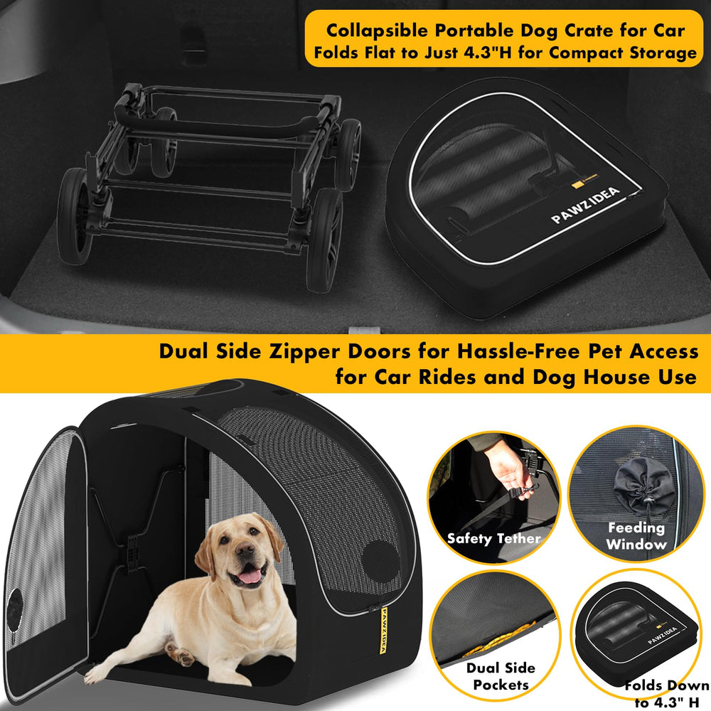 PAWZIDEA storage organizer bag keeps toys and leashes organized