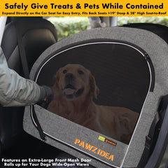 PAWZIDEA stroller side-door access for easy entry and exit