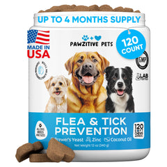 Pawzitive Pets chewable flea tick chews for dogs, convenient pest prevention in a tasty treat