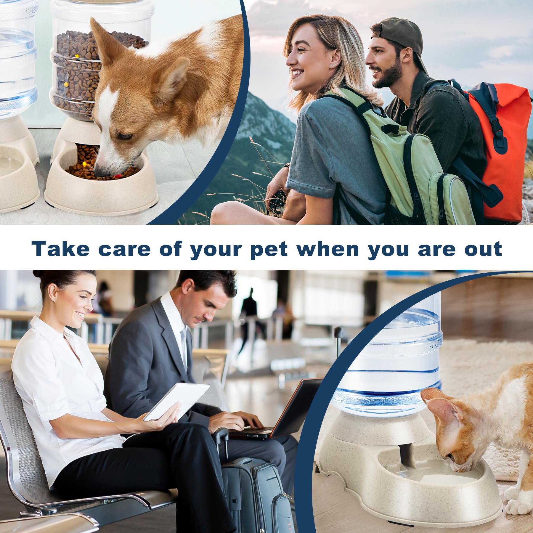 Pawzone feeder cream with non-skid feet reduces spills during use