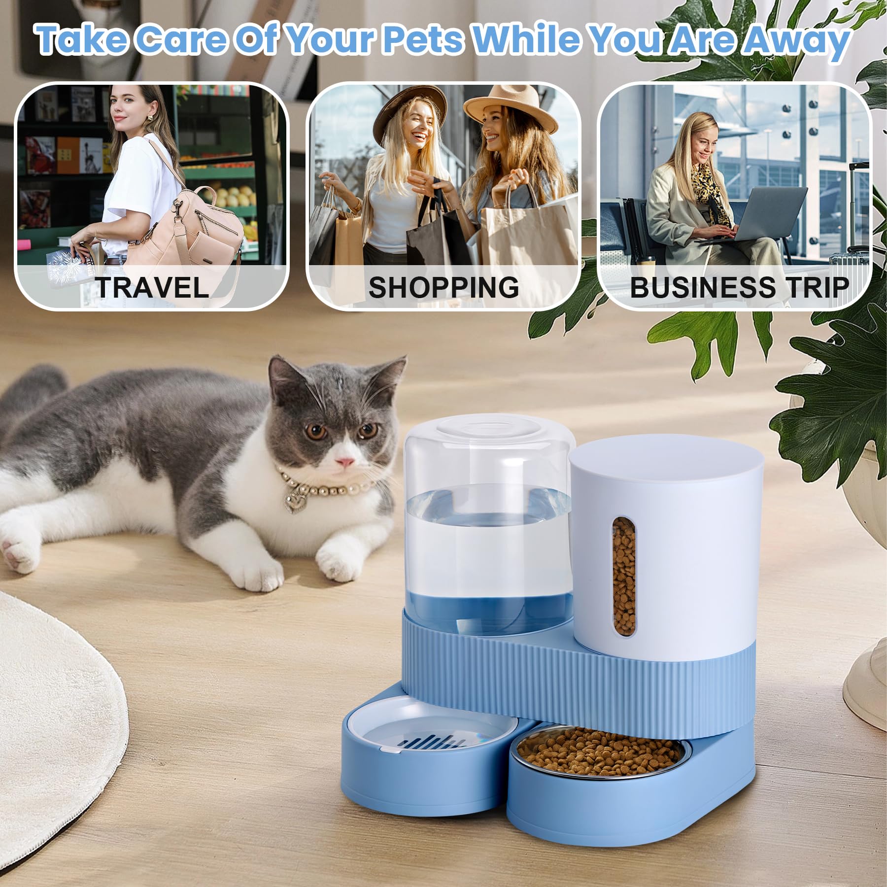 Pawzone low-noise water flow suits pets and owners during quiet moments.