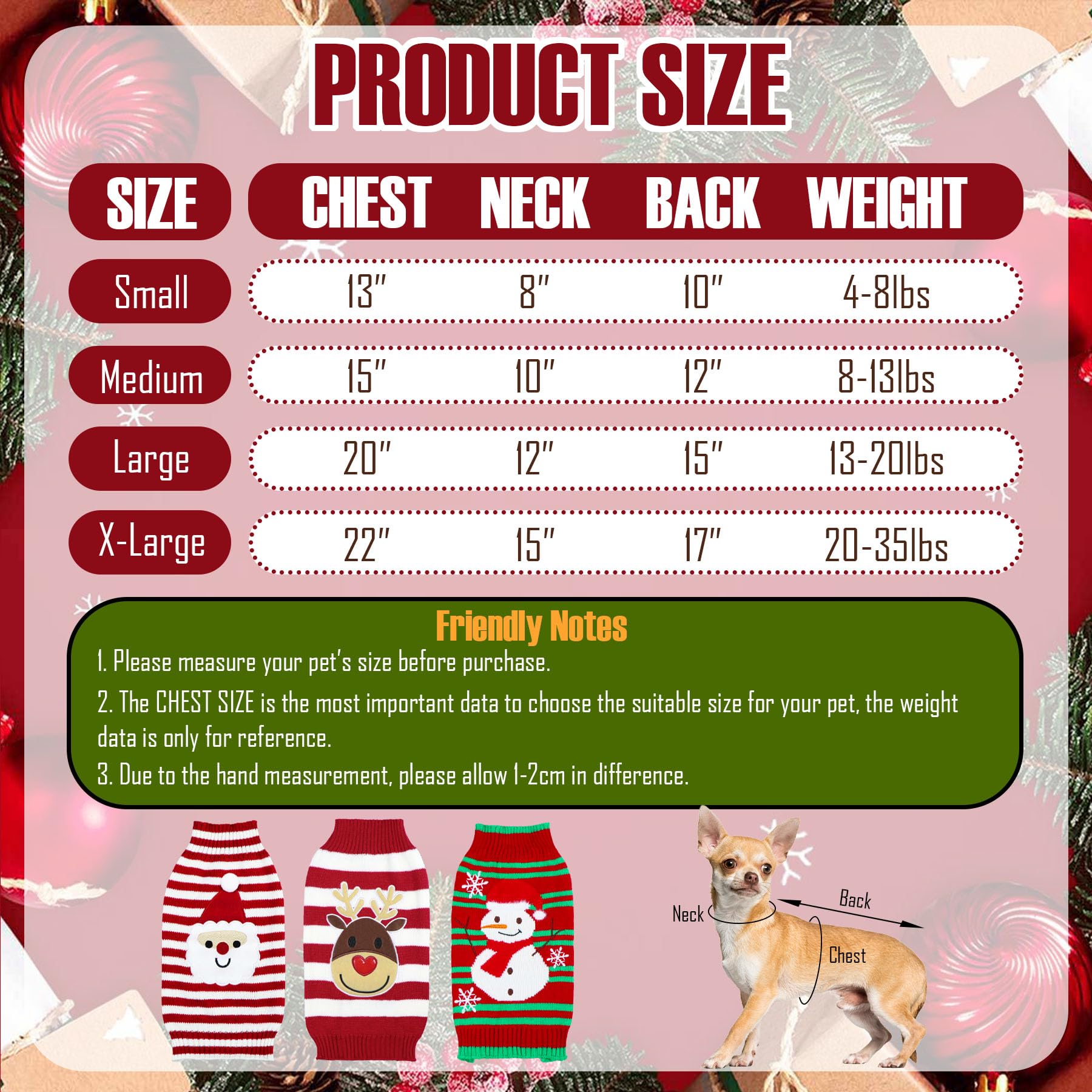 PAYHTOW snowman-pattern Christmas sweater keeps dogs warm during winter gatherings.