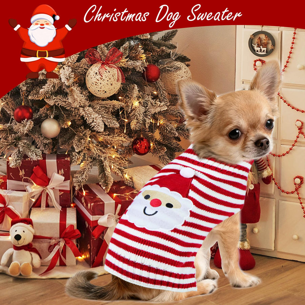 PAYHTOW ultra-soft knit material keeps dogs comfortable all day during holiday wear.