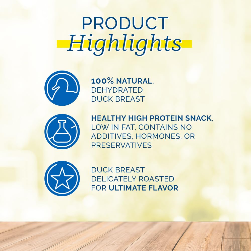 PCI Duck Breast Cutlets raw-dehydrated slices preserve protein and natural flavor