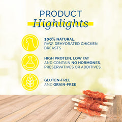 PCI Pet Center Chick n Hide treats 60-count, perfect for long-lasting chews.