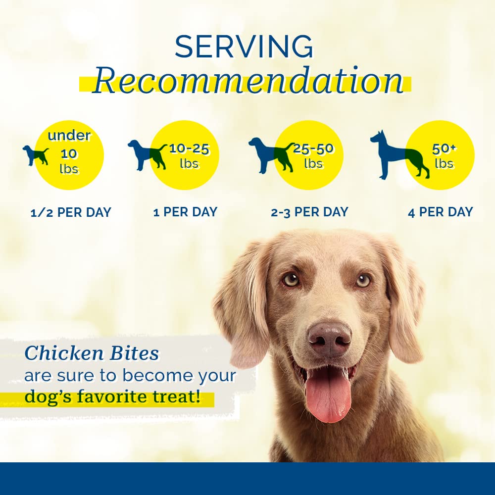 PCI Pet Center Inc. Chicken Bites, high-protein, low-fat chew for dogs.