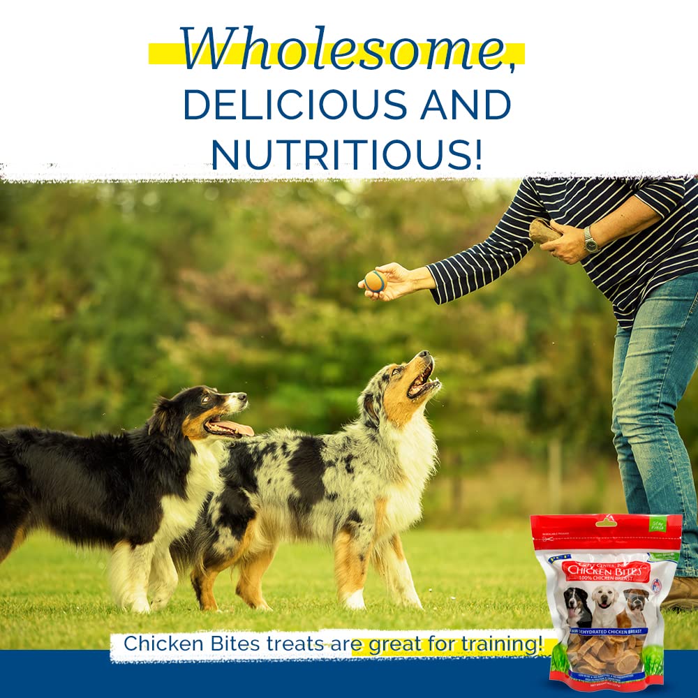PCI Pet Center Inc. Chicken Bites, resealable pouch keeps flavor fresh.