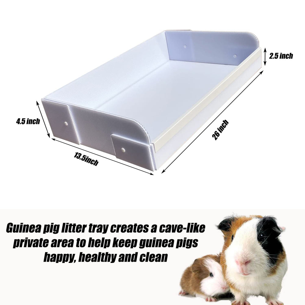 pcprbfk guinea pig kitchen area inside cage highlights spacious layout for bedding and hay