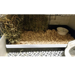 pcprbfk guinea pig litter box assembly demonstrates simple four-connector setup.