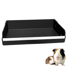 pcprbfk guinea pig litter box in Midwest cage helps keep fleece clean and dry.