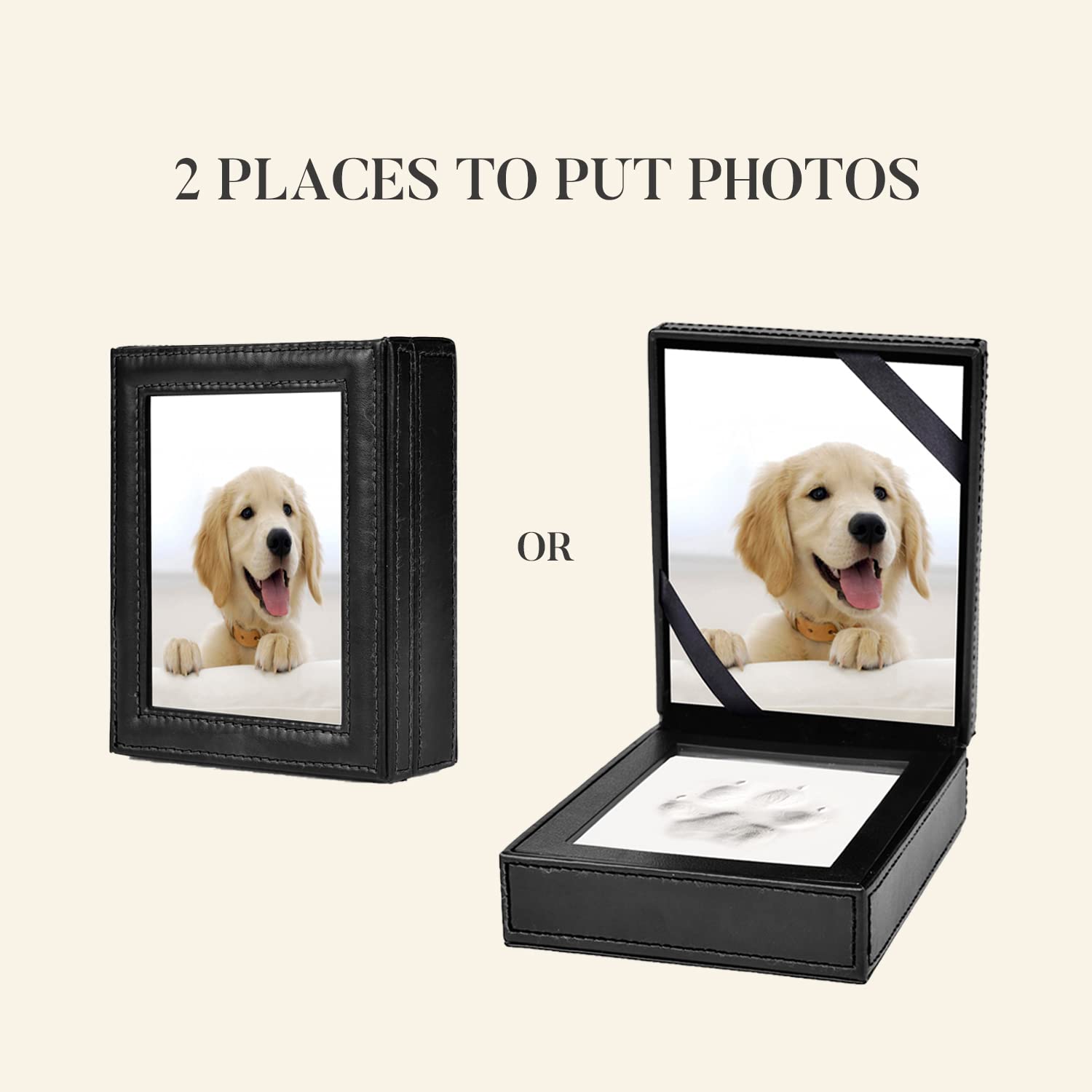 PCS Paw Print Kit aluminum paper peel demonstrates quick, mess-free setup.