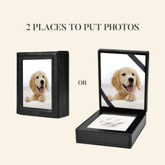 PCS Paw Print Kit aluminum paper peel demonstrates quick, mess-free setup.