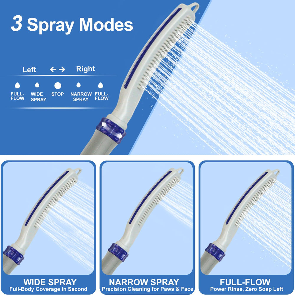 PCYIS three spray modes enable targeted cleansing and thorough rinsing.