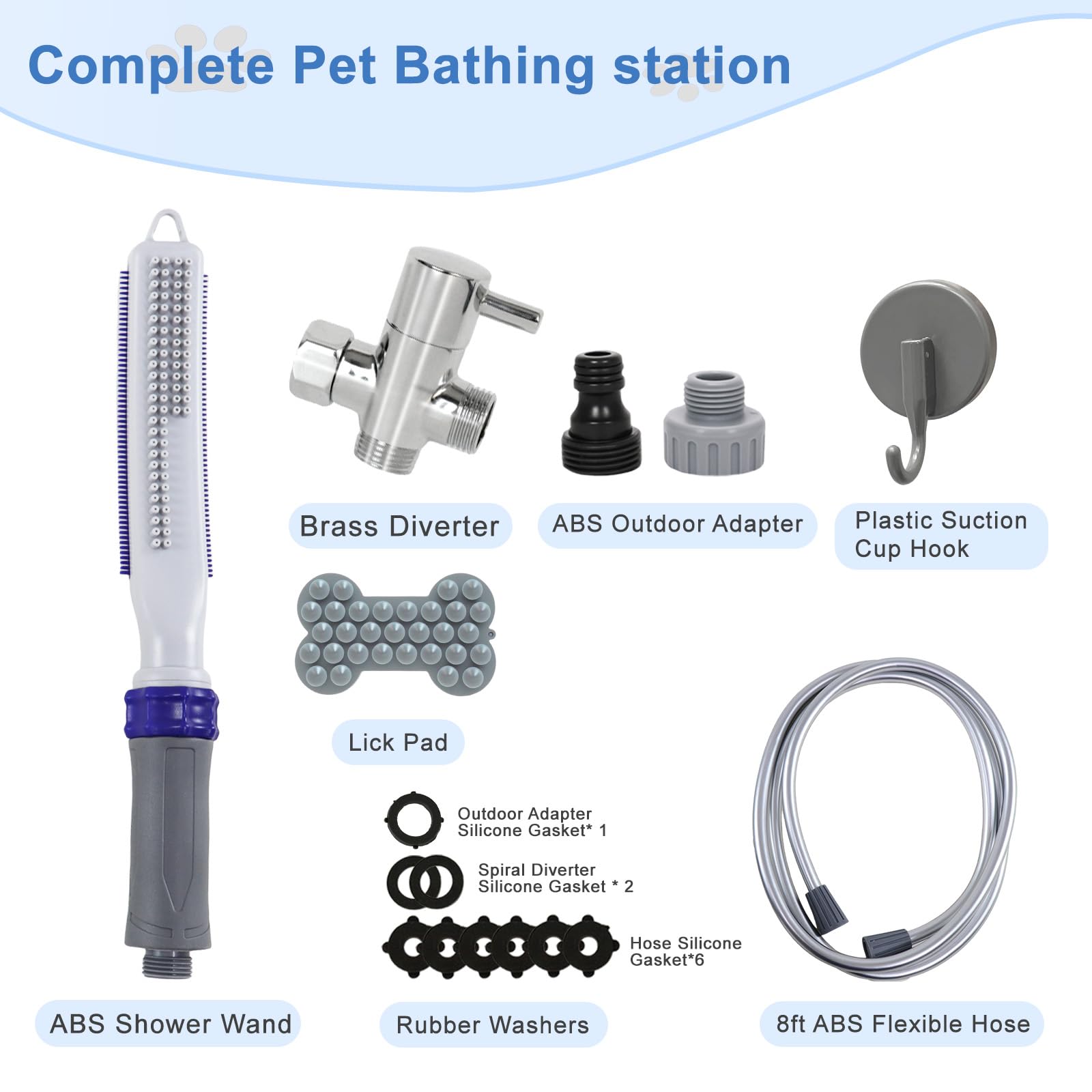PCYIS suction hook keeps bathing tools within reach during the bath.