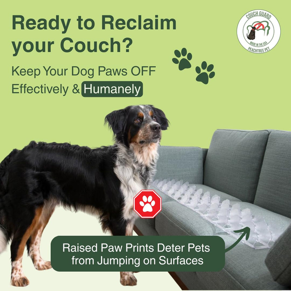 PEACHTREE PET scat mat on a counter surface discourages pawing and counter surfing