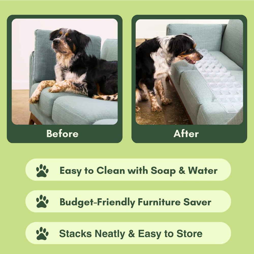 PEACHTREE PET easy to clean deterrent sheets for ongoing furniture protection