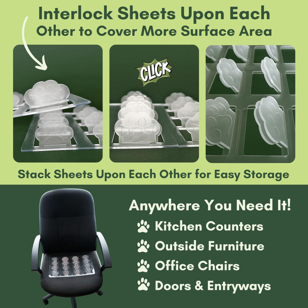 PEACHTREE PET love-seat coverage shown on a sofa for discreet protection.