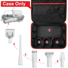 Peciue Oneisall dog hair vacuum bag fits kit storage and reduces clutter.