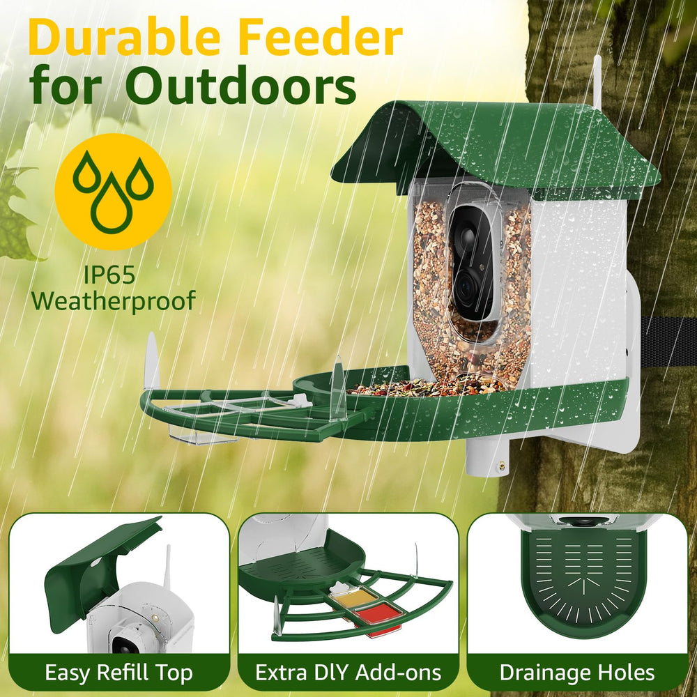 PeckCam fruit attachments attract a wider variety of birds.