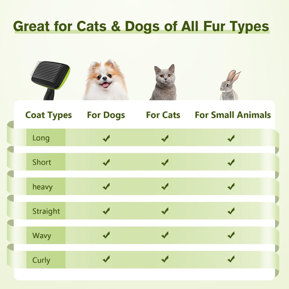 Pecute lightweight brush weighing 89g reduces grooming fatigue