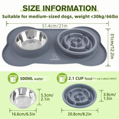 Pecute bone-shaped silicone mat anti-overflow demonstrates spill prevention and easy cleaning
