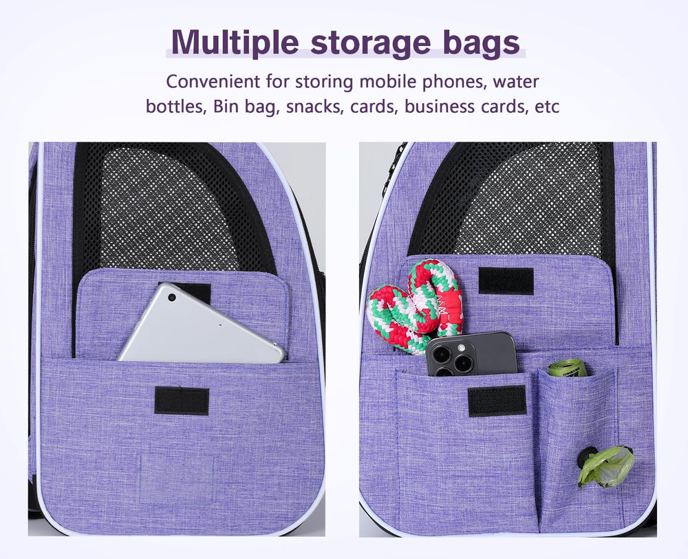 Pecute Observation window lets you monitor your pet during travel.