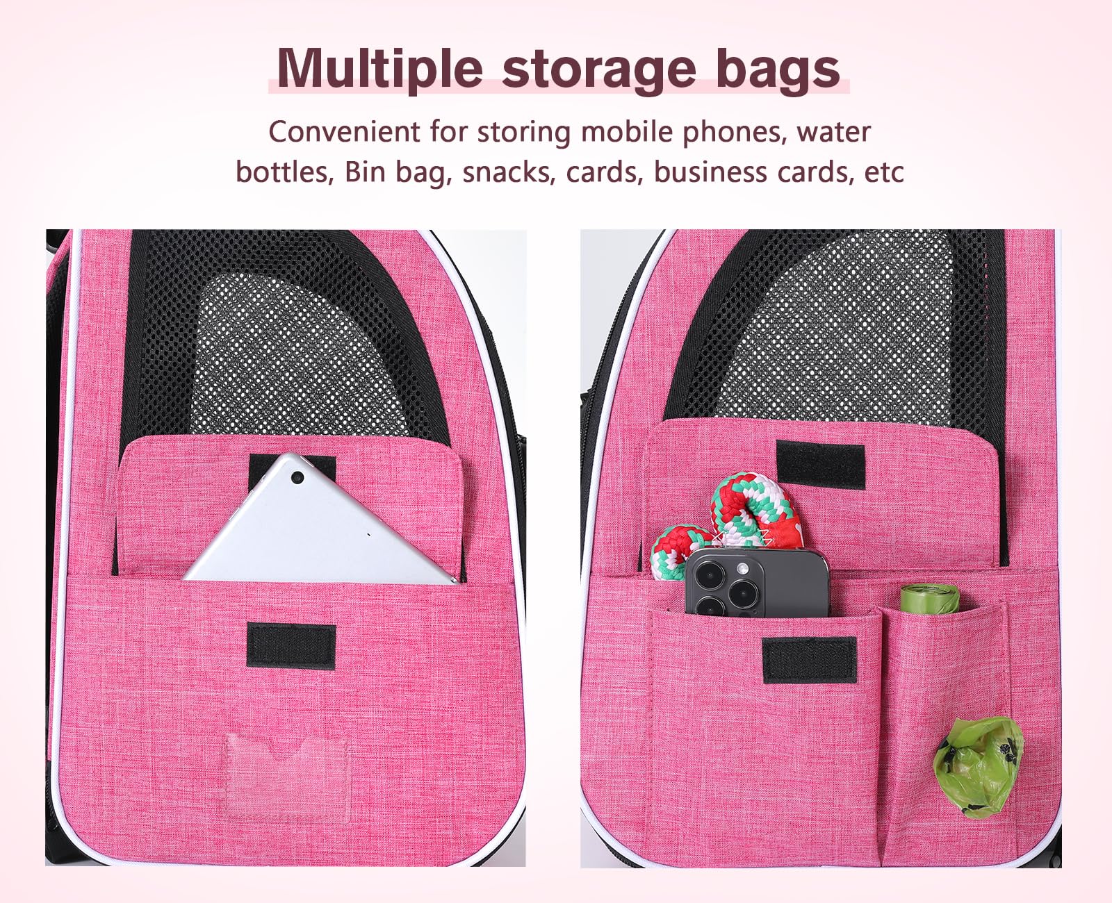 Pecute cat backpack waterproof Oxford fabric — durable protection against weather.