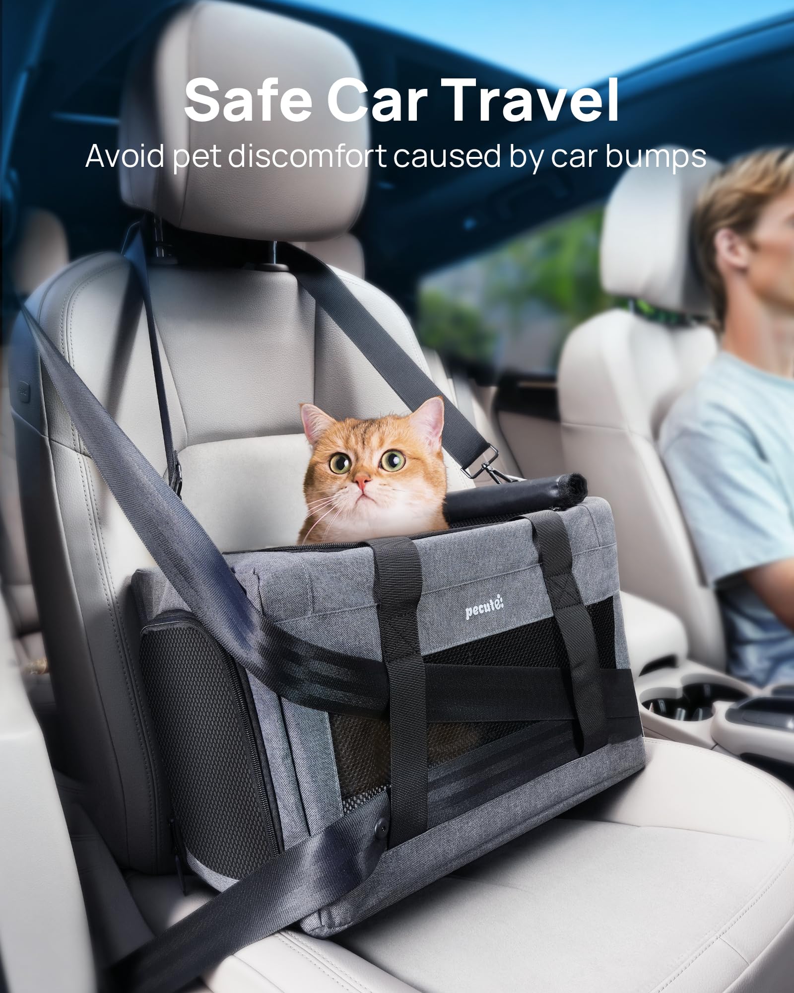 Pecute double-safety-locks add security while moving through airports