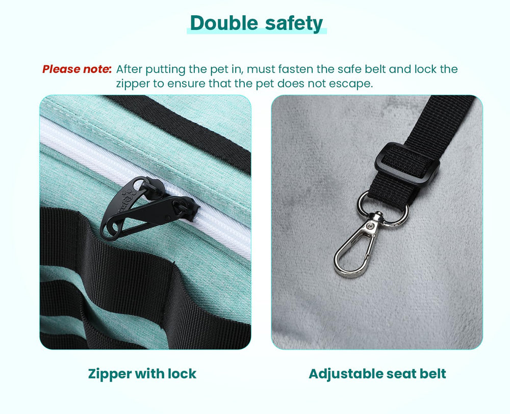 Pecute Cat Carrier Expandable dual-entrances offers flexible pet access from either side