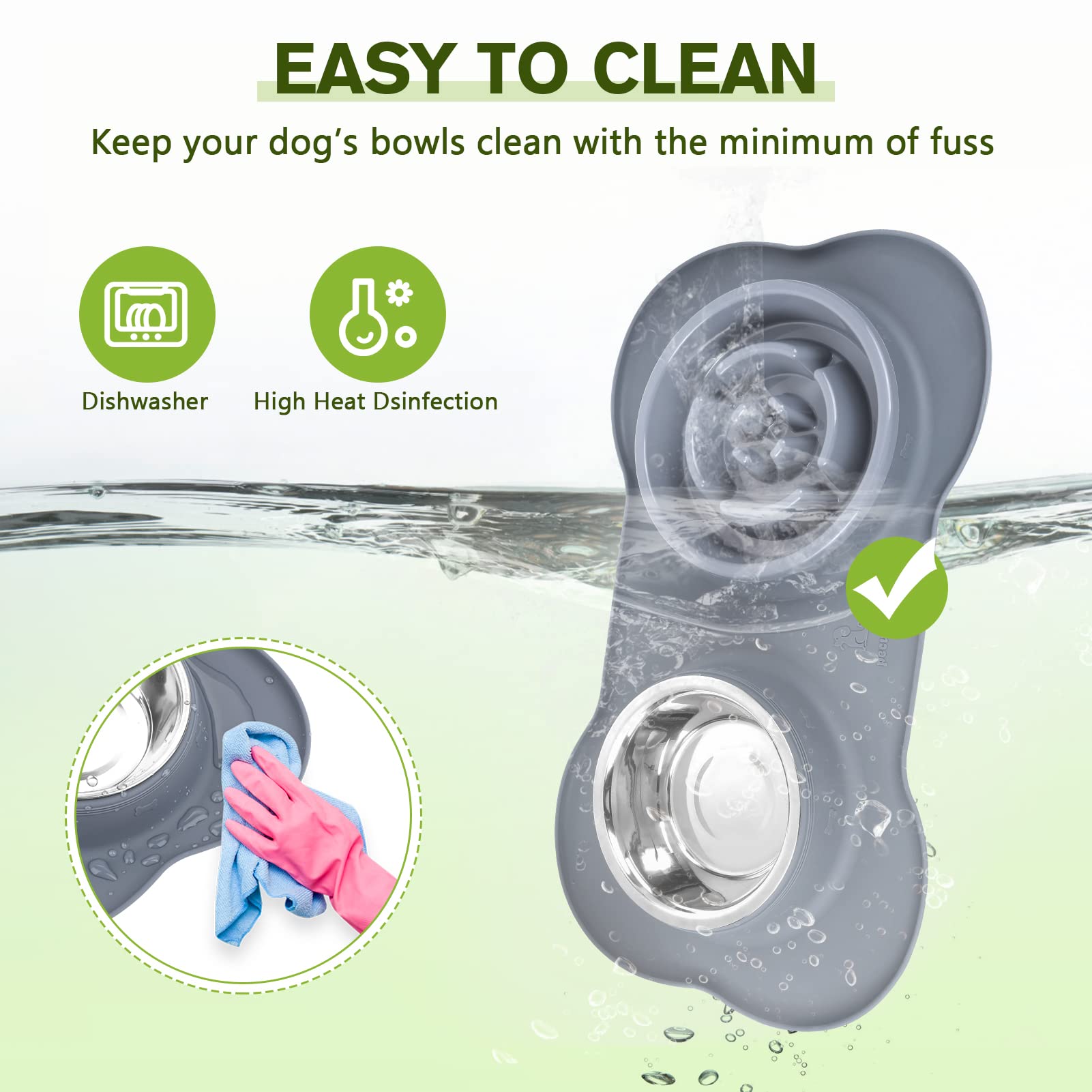 Pecute dishwasher-safe bowls simplify post-meal cleaning.